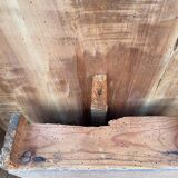 Painted wooden farmhouse table L120