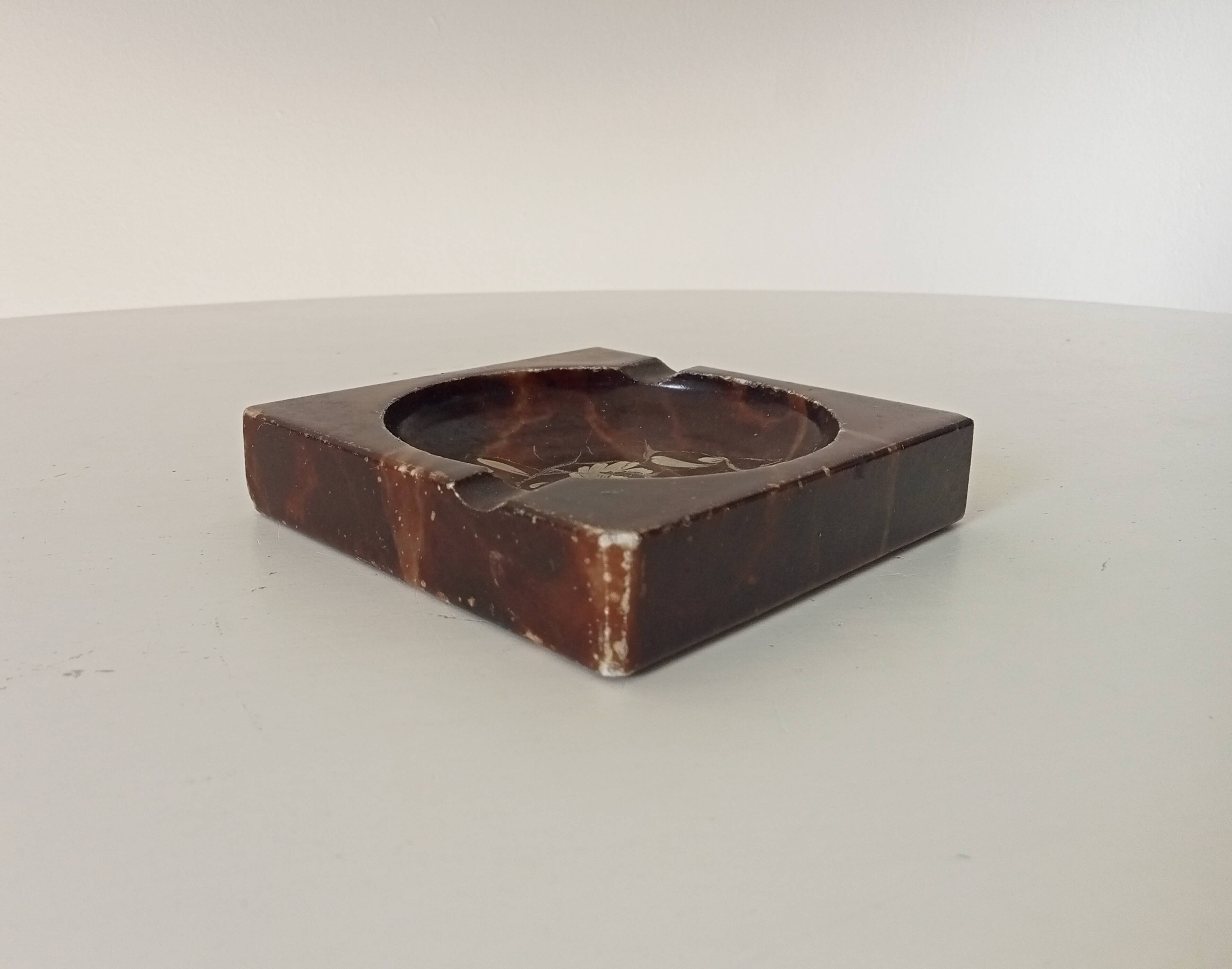 Vintage marble ashtray from the 60s/70s