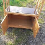 Rattan shelf