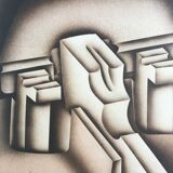 Original lithograph by Jacques POLI, Centrale, 1978