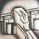 Original lithograph by Jacques POLI, Centrale, 1978
