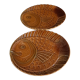 Set of 2 earthenware plates