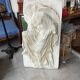 Ancien bas relief sculpture en plâtre Déesse Nike