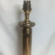 Lamp base in brass and marble - 1970s/1980s