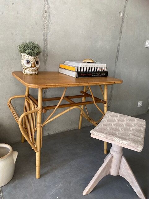 Rattan desk