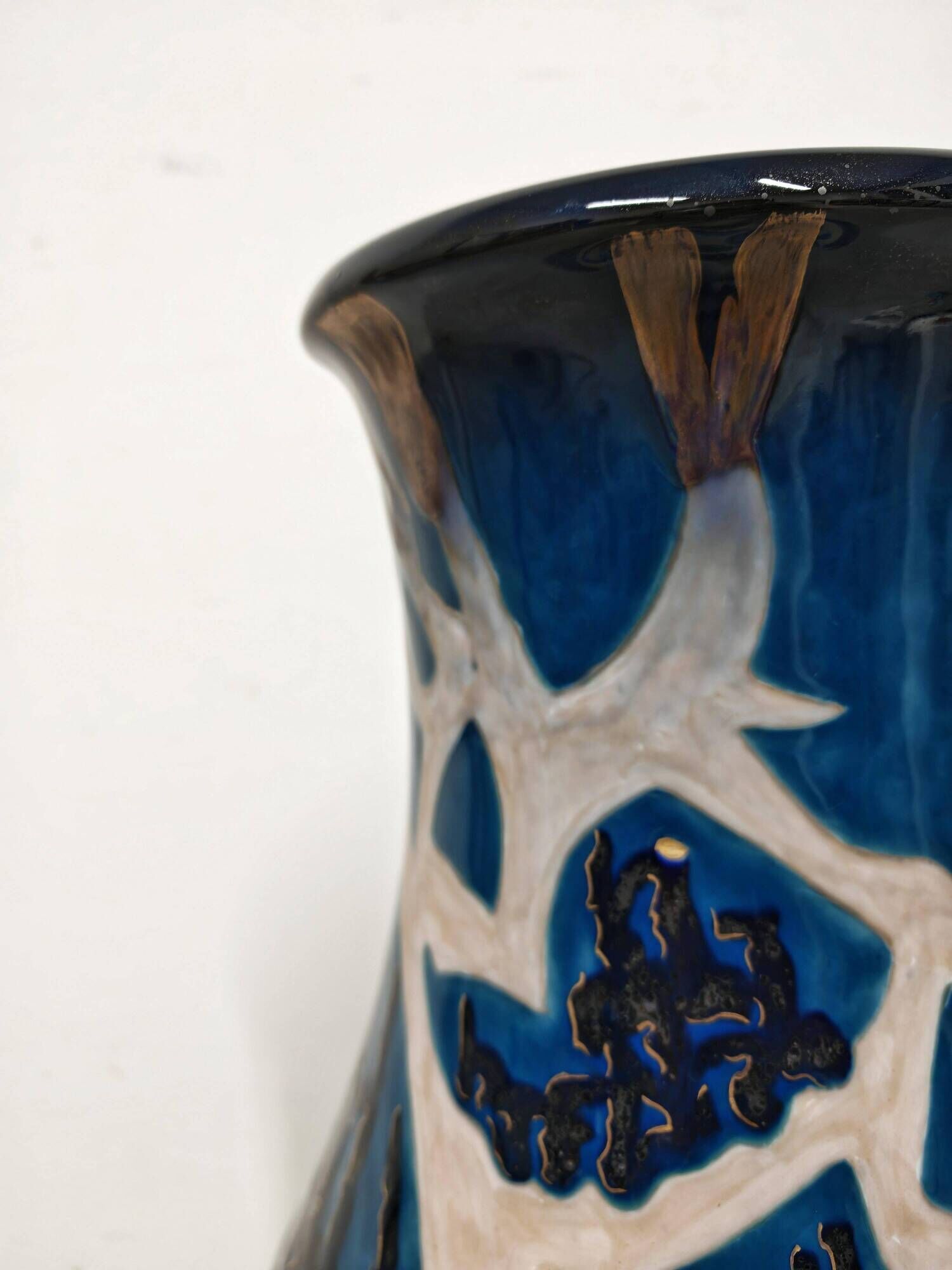 XXL ceramic vase mid-century Mahiedine Boutaleb Sèvres 1975