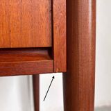 Vintage Danish free standing desk teak