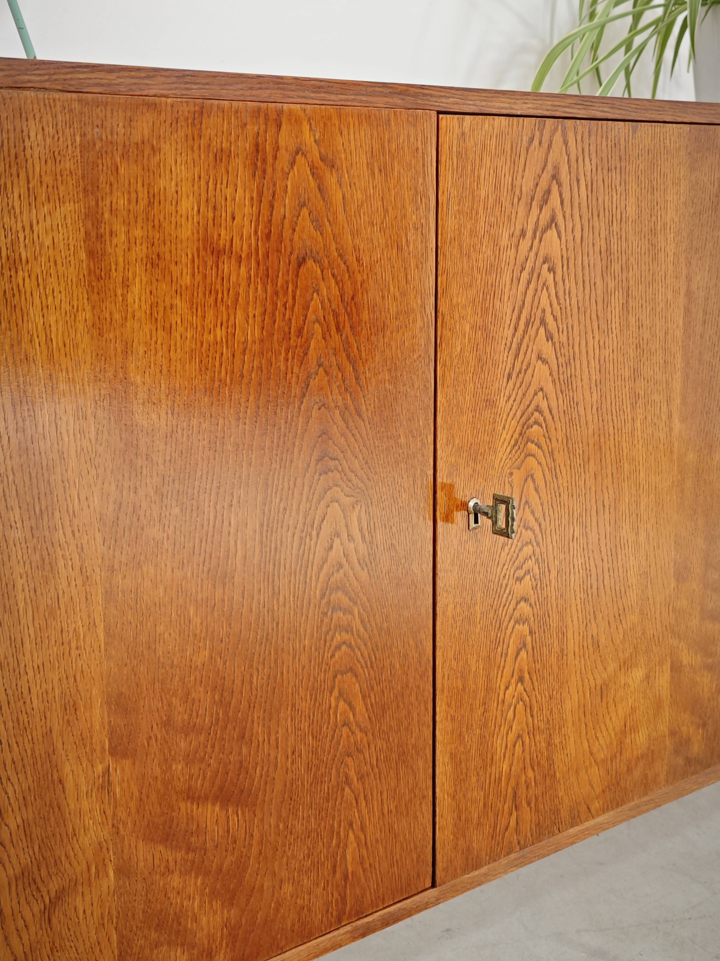 Black and white U 460 sideboard by Jiri Jiroutek for Interier Praha 1960