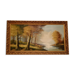 Peinture à l'huile signé Karl