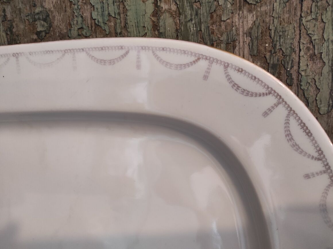 Large antique serving dish by Ernst Wahliss