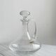 Carafe en verre soufflé à la bouche, design élégant