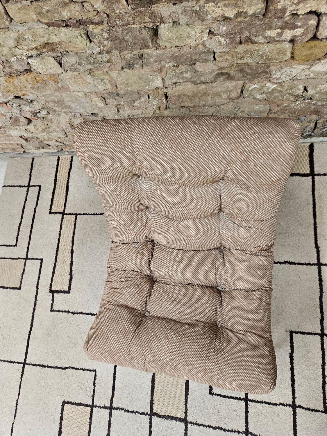 Vintage tubular armchair 1970s