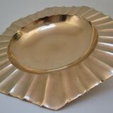 Empty octagonal pocket solid brass design 80s