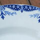 Plat rond ancien Gien service Menton
