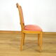 4 chaises hêtre & velours vintage 1950