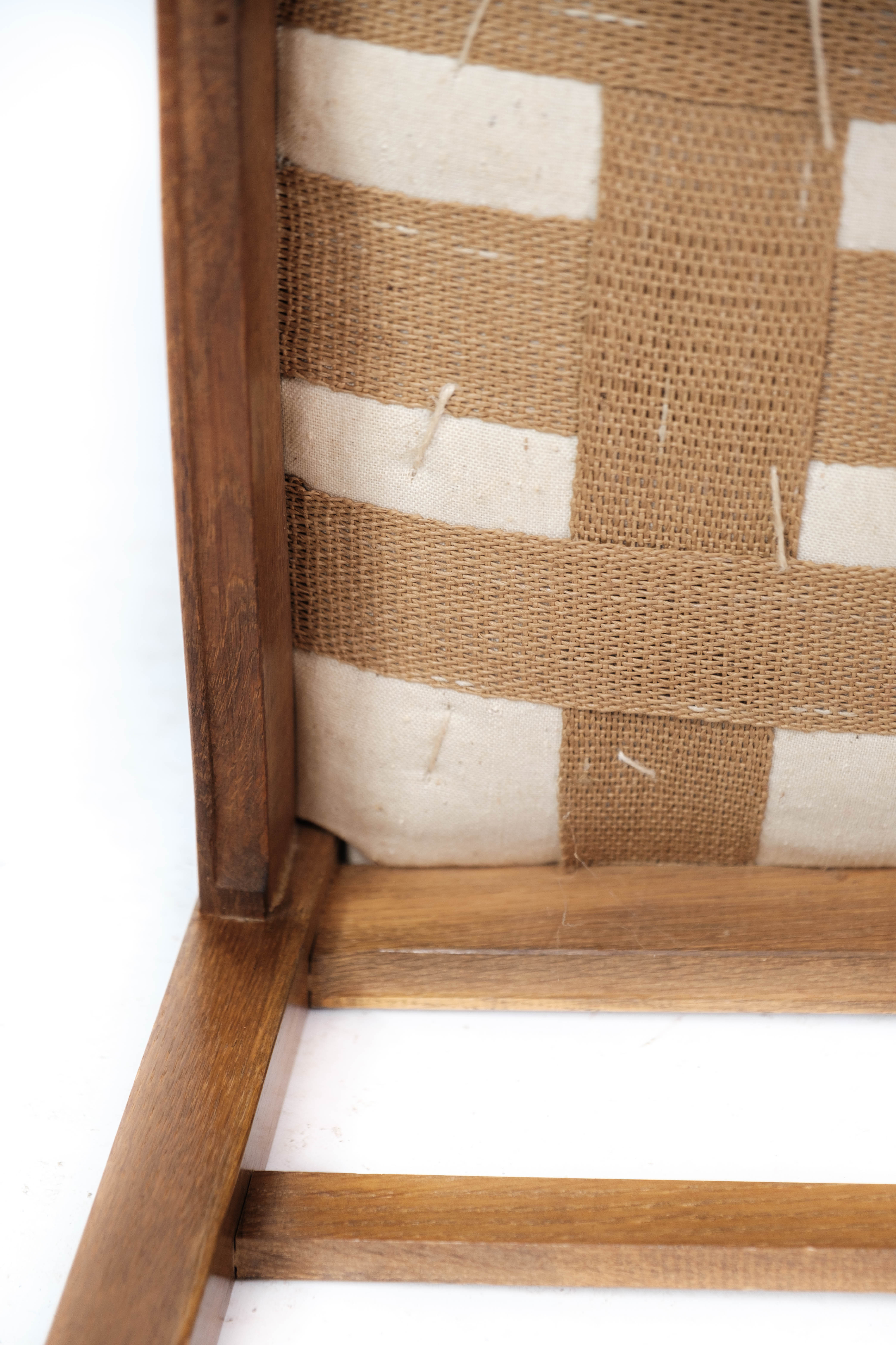 Dining room chair with legs of light mahogany of danish design, 1940s