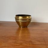 Cache-pot en laiton vintage