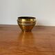Vintage brass plant pot