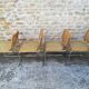 Four chairs Marcel Breuer cesca B32