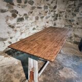 Table bistrot / de travail française ancienne, vers 1920