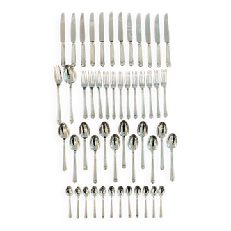 Christofle aria cutlery set 50 pieces new condition 12 guests