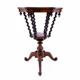 Inlaid table, France, circa 1880. After renovation.