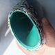 Vintage glazed ceramic vase interior decoration flower collection decor
