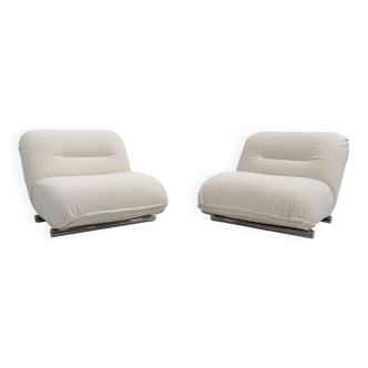 Paire de fauteuils par Giuseppe Munari pour Poltrona Munari, 1970