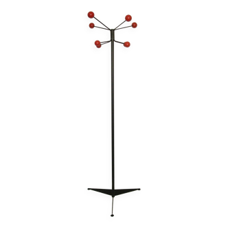 portemanteau tripode sur pied des années 50