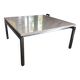 Table basse en marbre et chrome