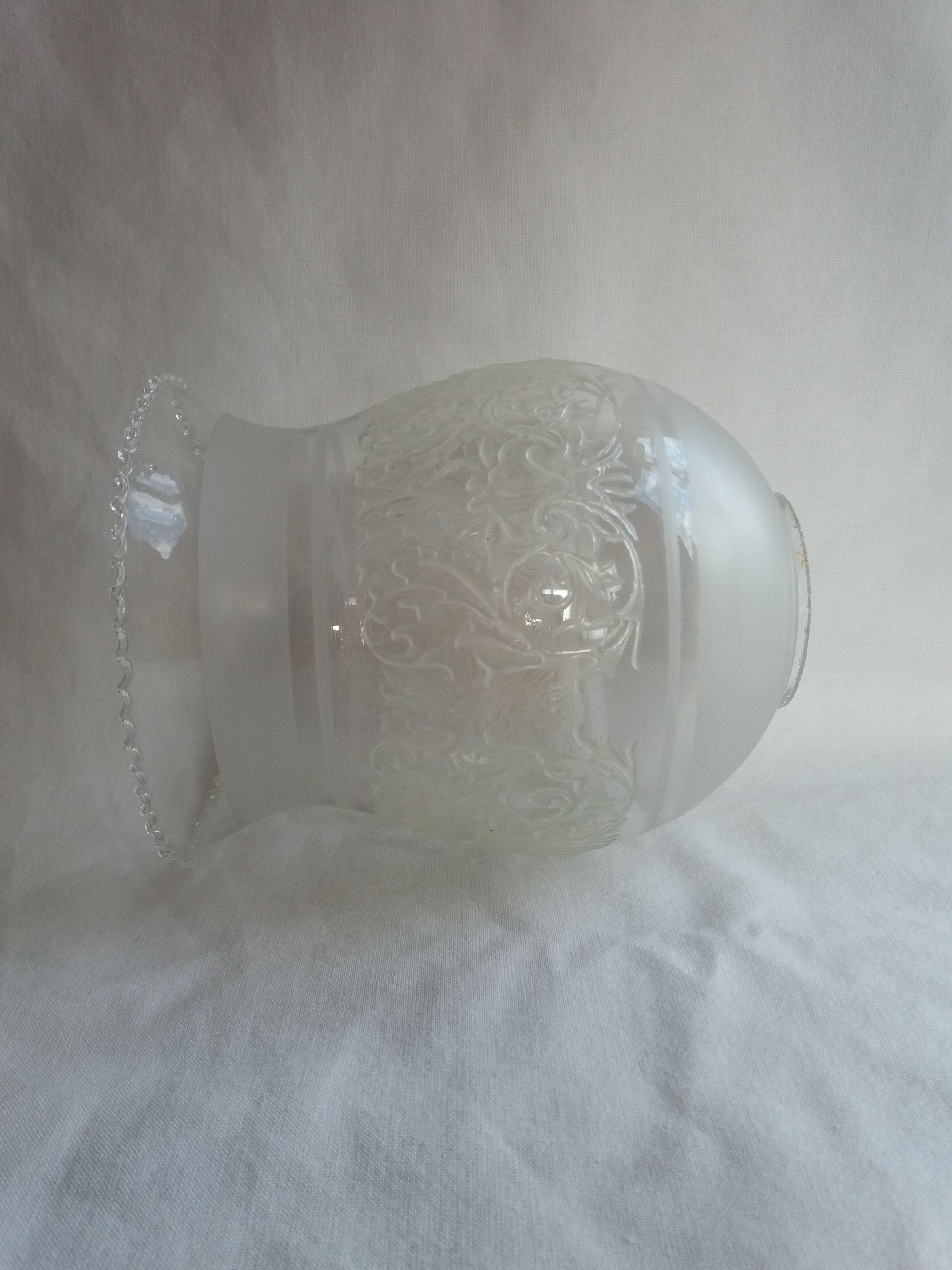 Tulip lampshade blown glass wall lamp