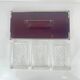 Vintage wooden and glass appetizer tray, 1960s/70s