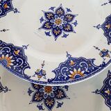 Set of 4 flat plates Model Alexandra Lunéville