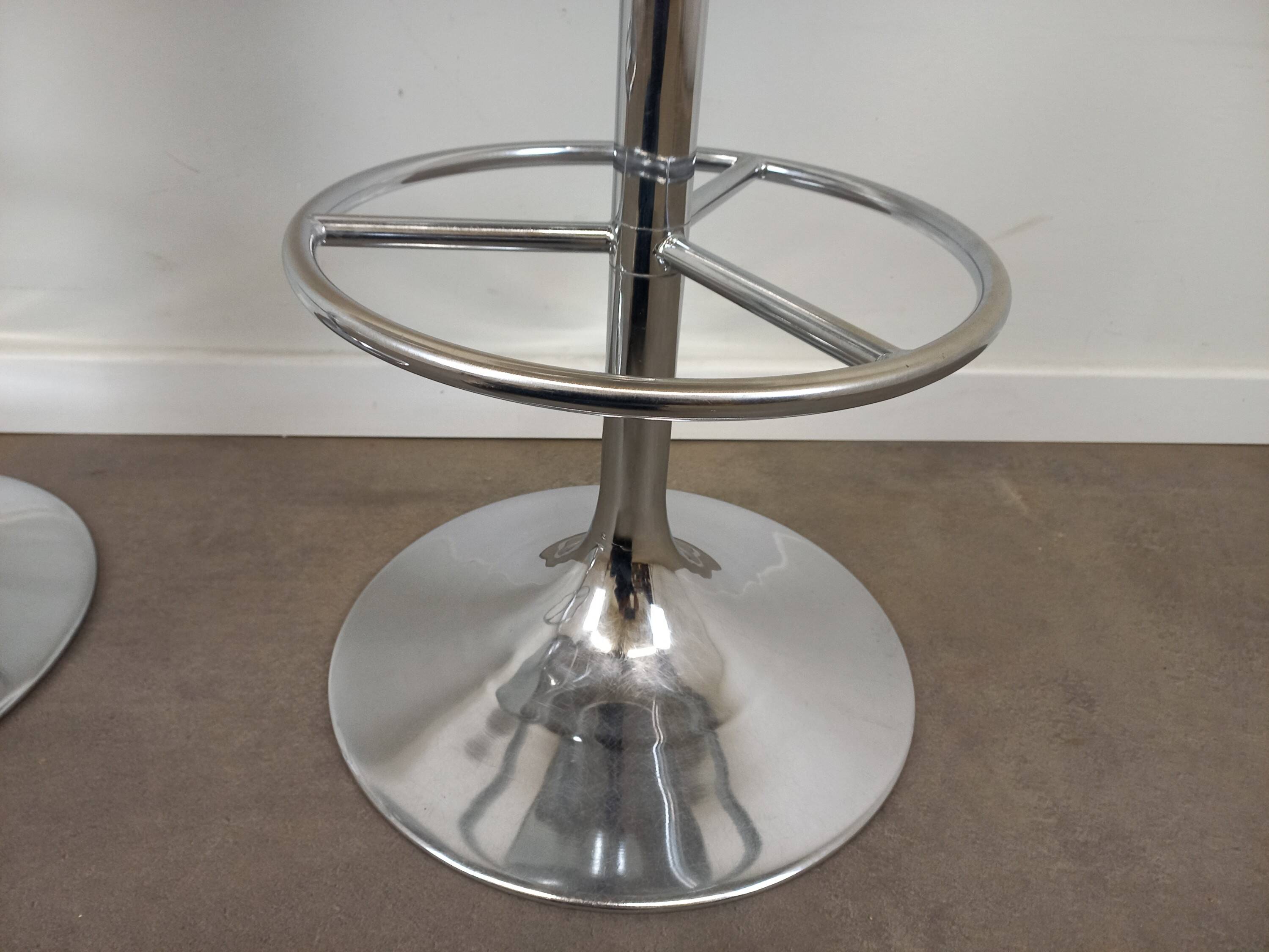 Paire de tabourets de bar Borge Johansson