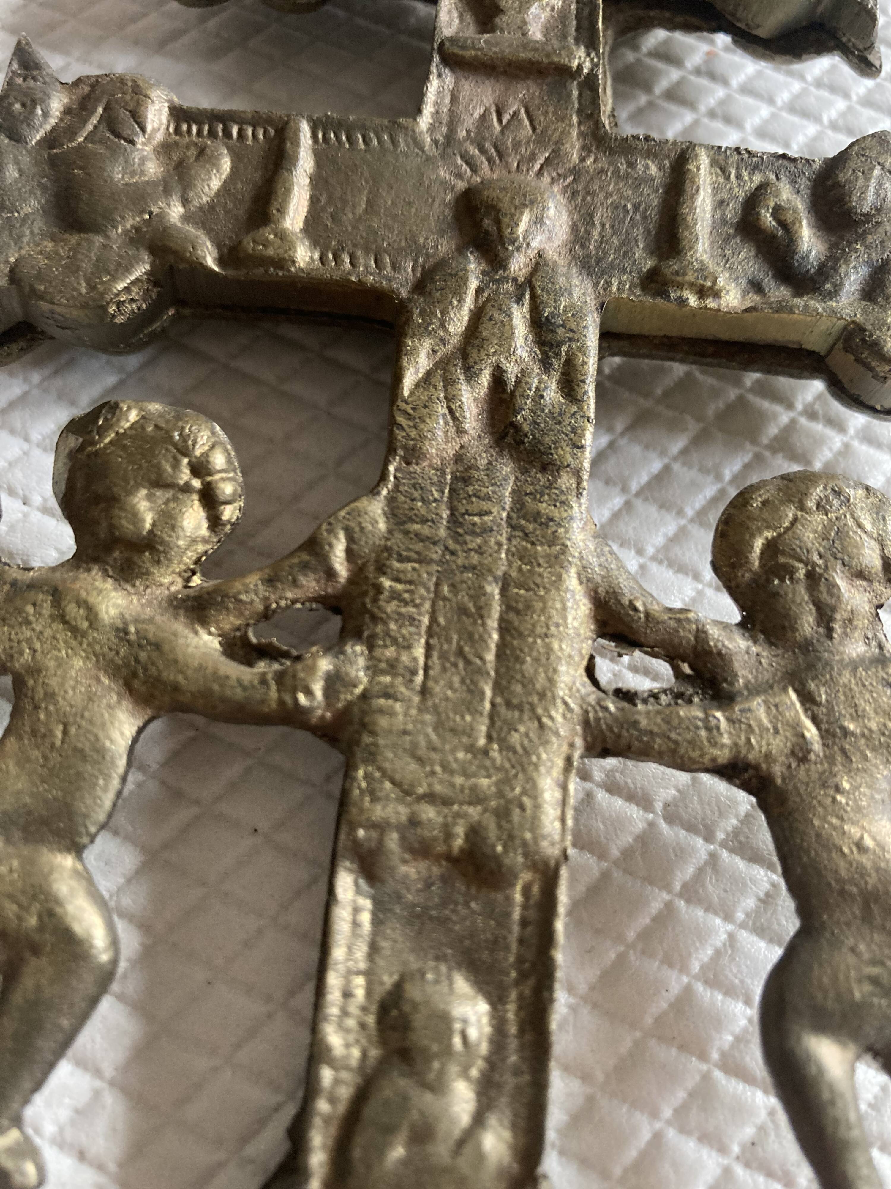 Bronze reliquary cross from Caravaca, 18th century