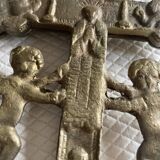 18th century bronze reliquary cross of Caravaca
