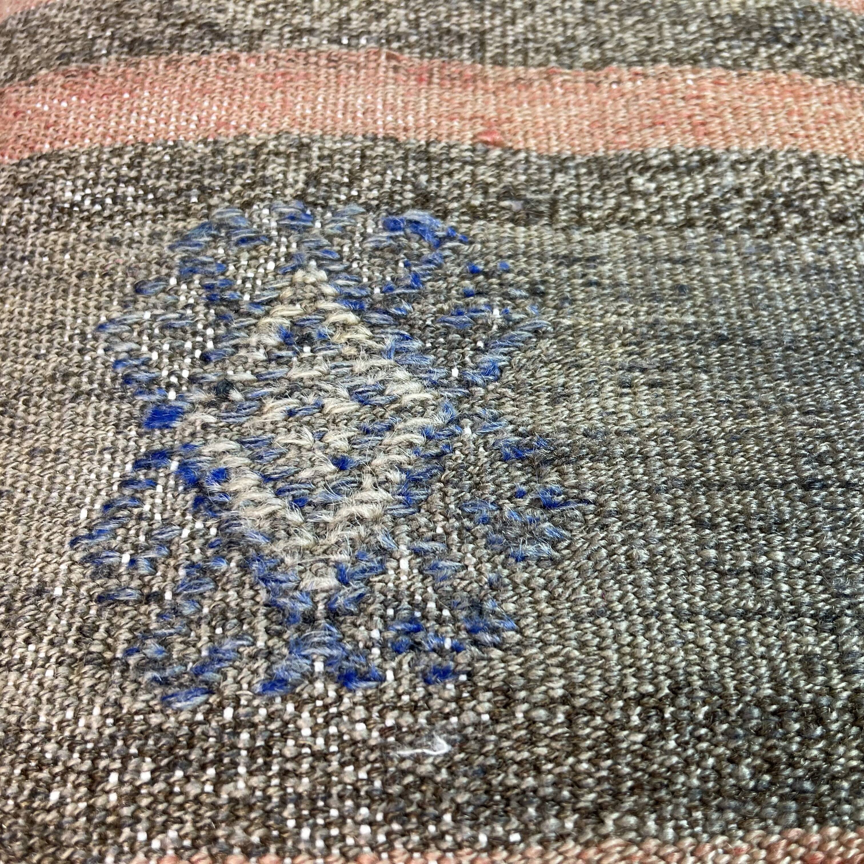 Vintage turkish handmade kilim cushion cover , 30 x 50 cm