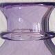 Purple blown glass vase