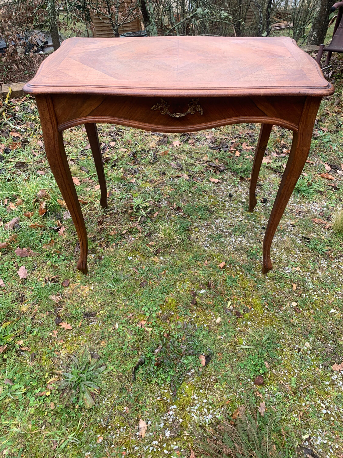 Small writing table style Louis XV late 19th