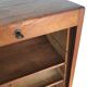 Vintage curtain binder in solid oak 5 shelves