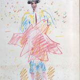 Jean Cocteau dessin Torero 1952