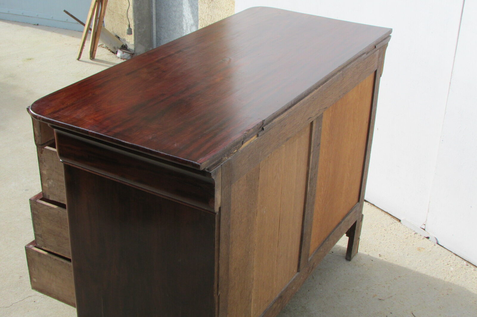 Louis Philippe chest of drawers in mahogany, late XIXth