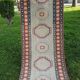 Vintage Turkish hallway rug 85x281 cm