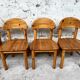 Lot de 6 chaises Rainer Daumiller 1950 1960 vintage