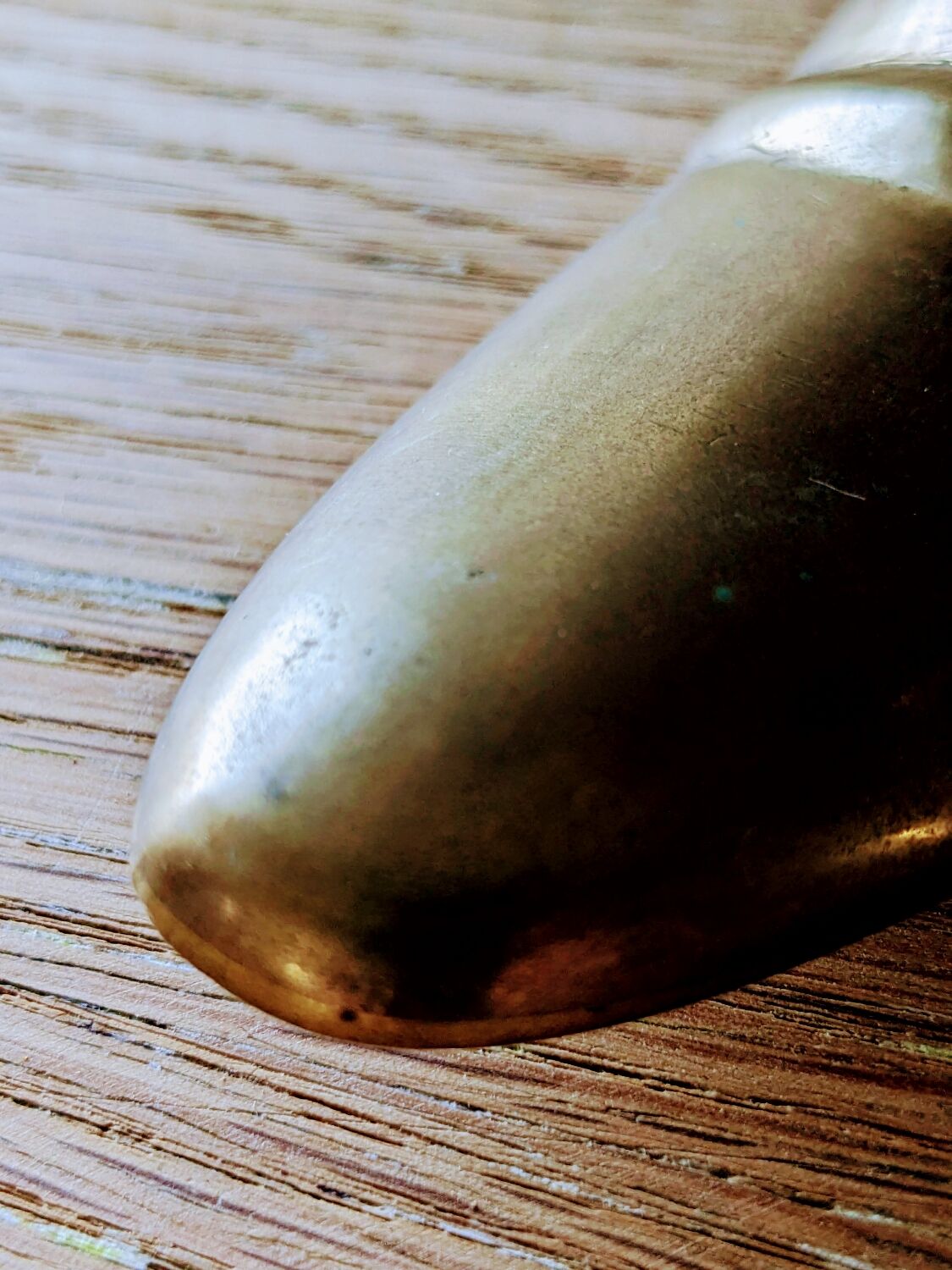 Vintage brass ashtray