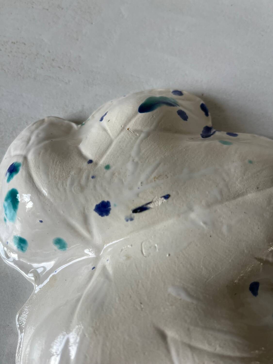 Speckled ceramic bowl