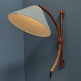 Danish teak wall lamp by Domus Denmark 1970s