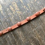 Original patina wooden farmhouse coat hook 86cm