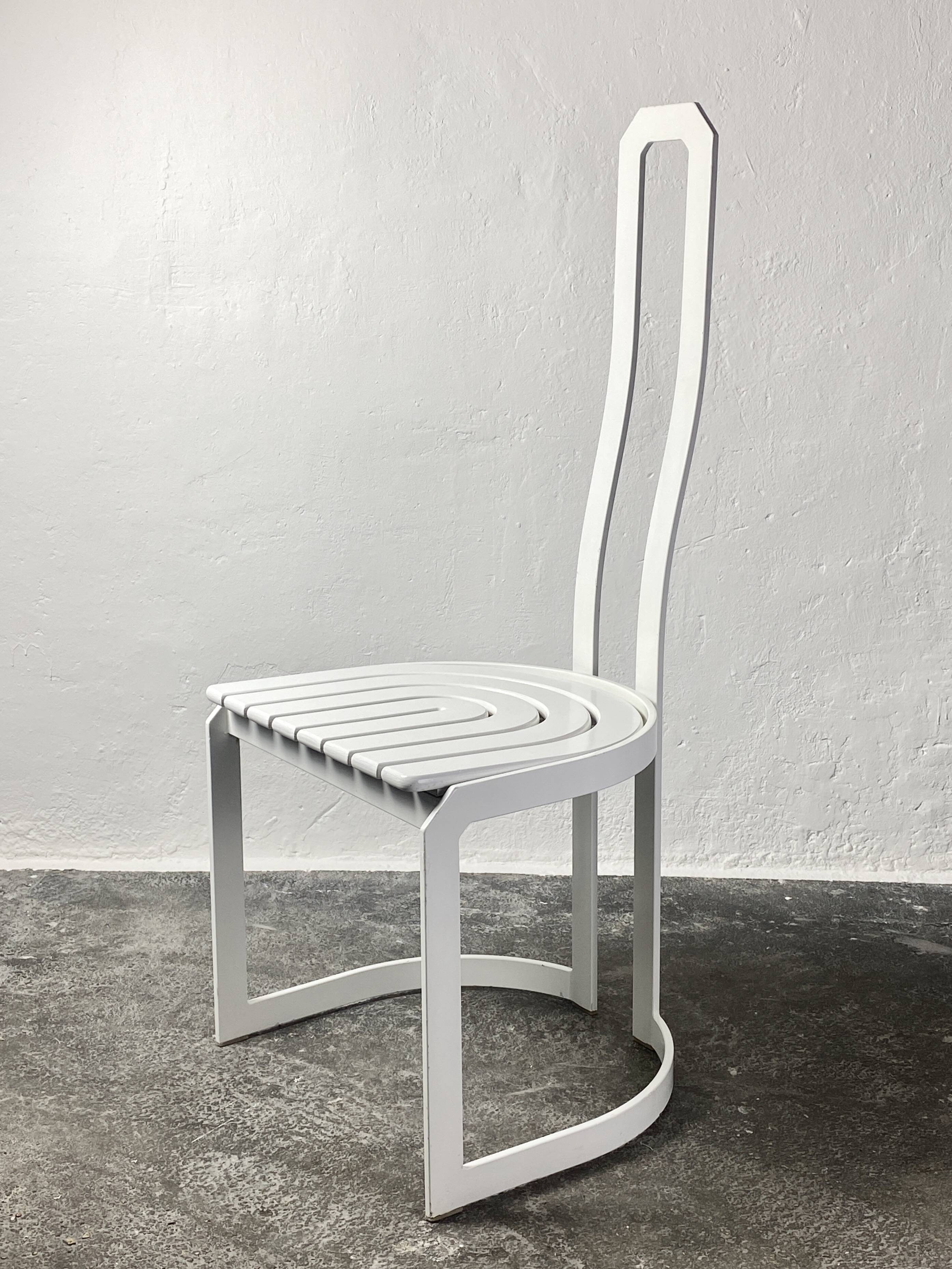 Post-Modern chairs by Allmilmö, 1980s