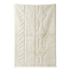 Tapis marocain artisanal blanc